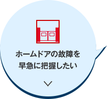 ホームドアの故障を早急に把握したい