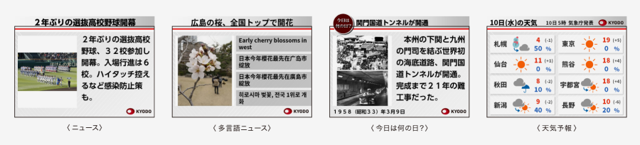 プラス・インフォメーションサービス 表示イメージ