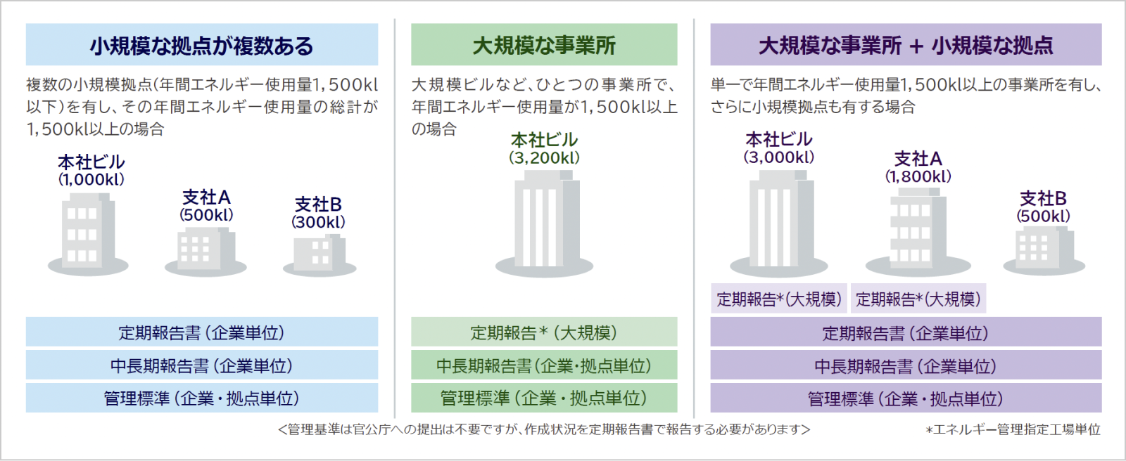 小規模な拠点・大規模な事業所 サービス体制イメージ