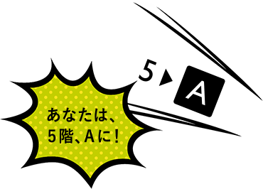 あなたは、5階、Aに！