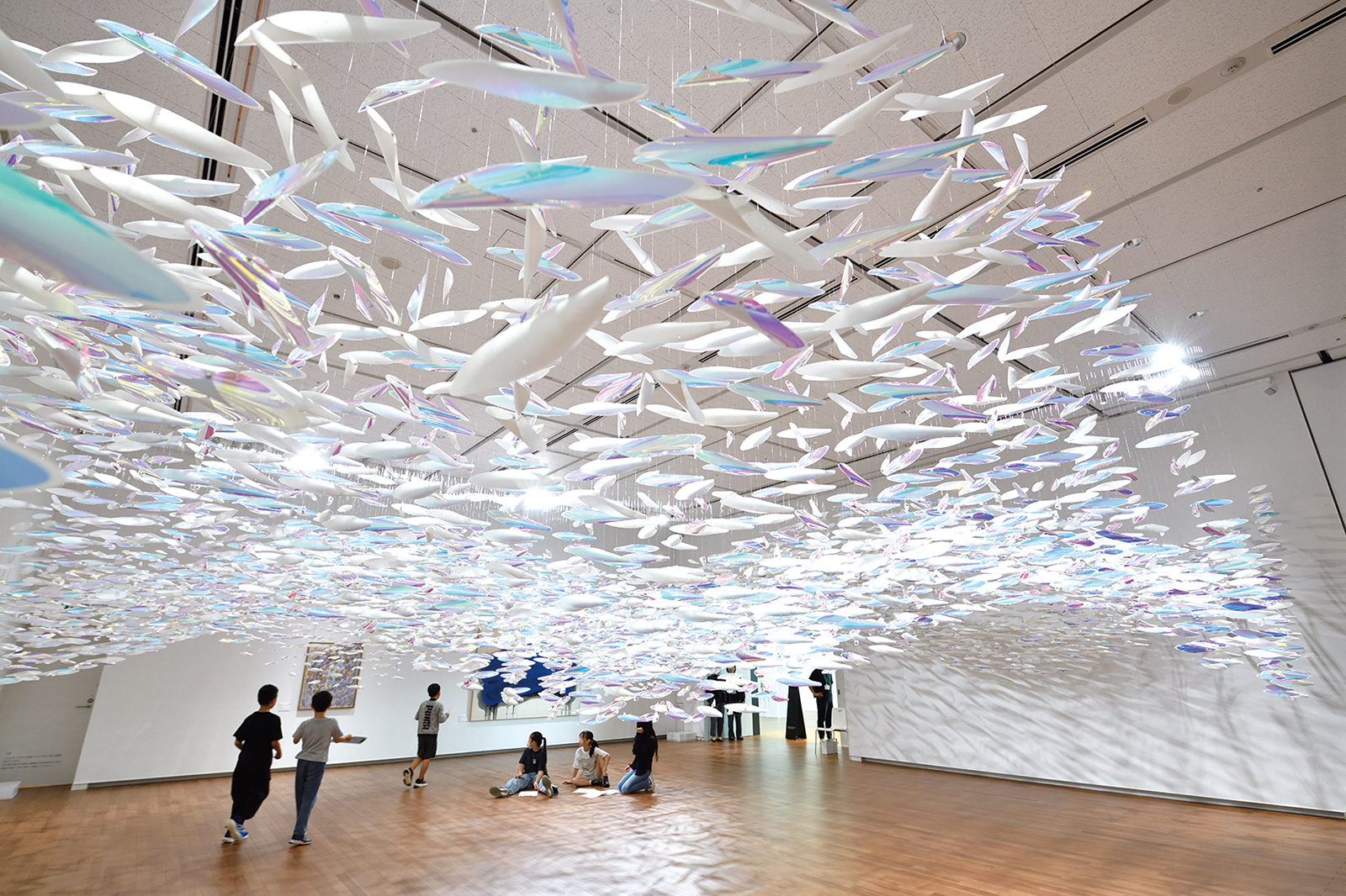 鳥取県ゆかりの作家や国内外の作家による優れた作品を、ジャンル別・テーマ別に紹介するコレクションギャラリー（2025年10月撮影）